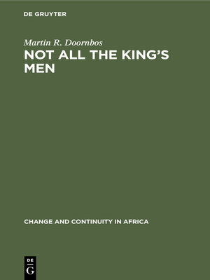cover image of Not all the King's Men